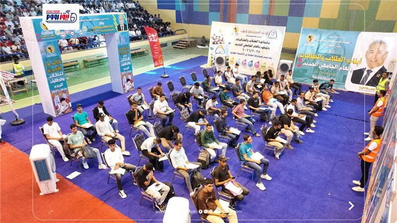 الكشف الطبي للطلاب الجدد بجامعة المنيا.. إجراءات منظمة واهتمام بالبيئة الصحية