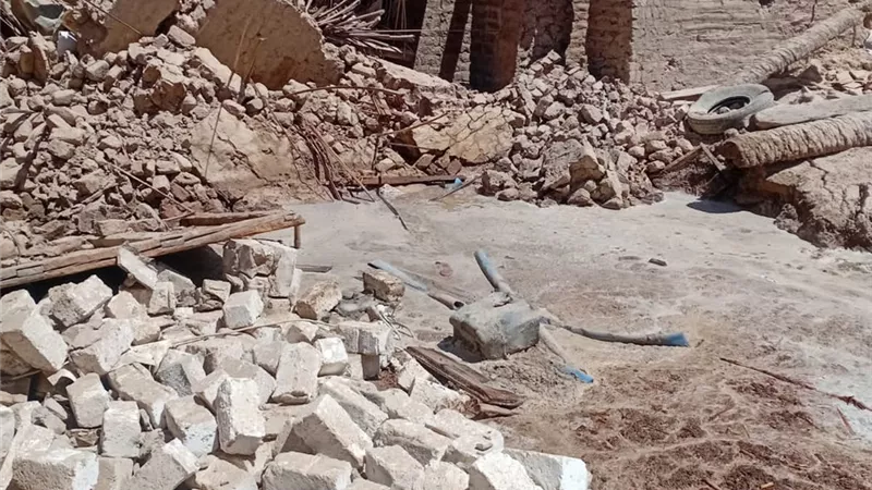 من طابق واحد.. انهيار منزل في قرية «حاجر مشطا» بسوهاج دون إصابات
