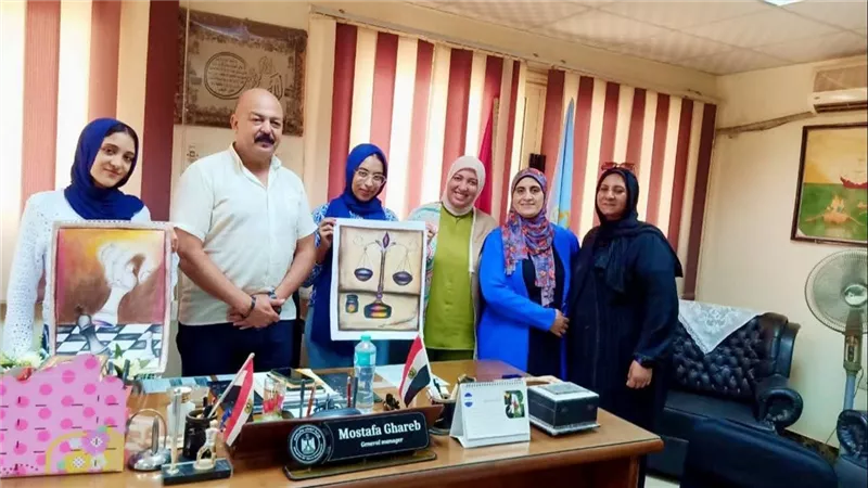 مبدعون يتألقون في التصفيات النهائية لمسابقة الرسم الفوري بكفر الشيخ