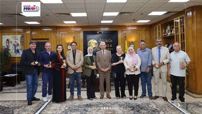 رئيس جامعة المنيا يستقبل وفود الجامعات الألمانية والأردنية لبحث تعزيز التعاون 