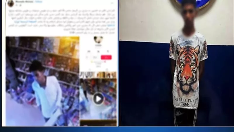 القبض على المتهم بسرقة محل في بورسعيد بعد تداول مقاطع فيديو 