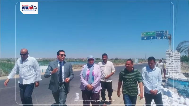 تطوير وتجميل مداخل قرى أبشواي في إطار خطة الارتقاء بالمظهر العام للمدينة