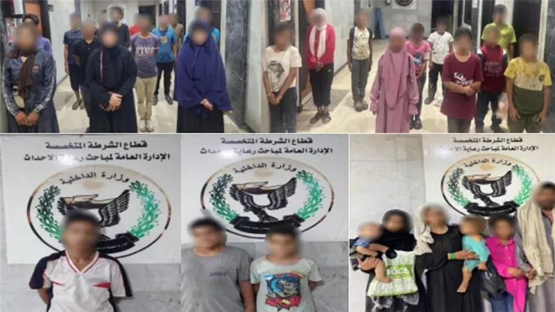 ضبط 17 متهمًا لاستغلال أطفال في التسول وبيع السلع بطريقة الاستجداء بالجيزة