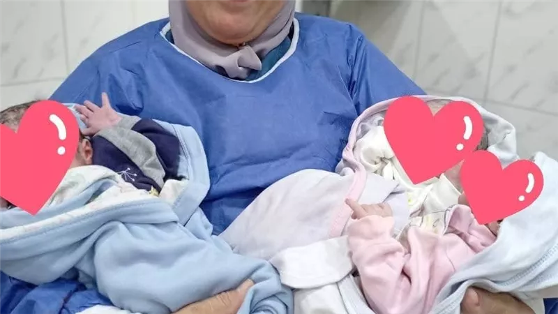 ولادة 3 توائم بصحة جيدة دون احتياج للحضانة في مستشفى قويسنا بالمنوفية