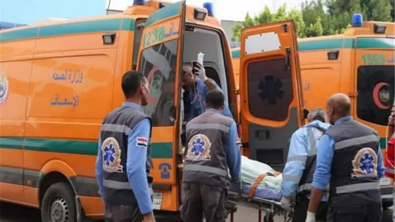 مصرع سيدتين وإصابة 3 آخربن جراء وقوع حادث انقلاب سيارة ملاكي بالبحيرة
