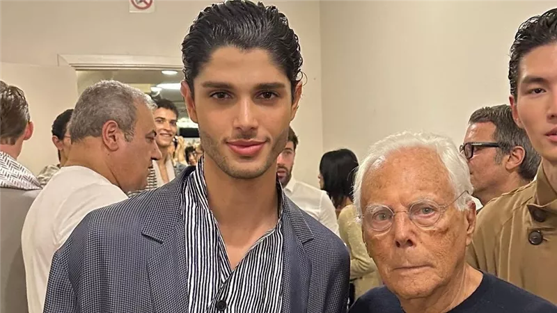 لؤي إبن راغب علامة أول عربي يشارك في عروض جورجيو أرماني 