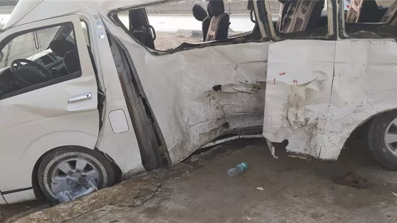 إصابة 14 شخصًا في انقلاب ميكروباص بطريق بلبيس بالعاشر من رمضان بالشرقية