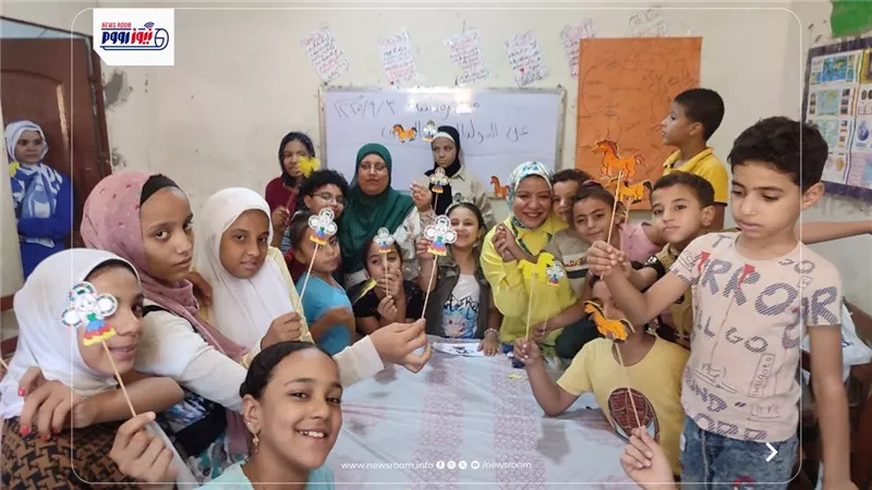 محاضرة دينية وورشة عمل من متحف كوم أوشيم بالفيوم لأطفال جمعية رسالة