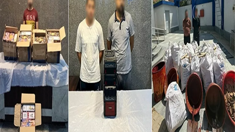 قبل بيعهما.. ضبط 43 ألف قطعة ألعاب نارية بحوزة تشكيل عصابي بالقاهرة