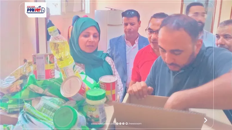 توزيع 200 كرتونة غذائية و300 زي رياضي ضمن قافلة أبشواي المجتمعية