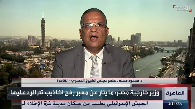 محمود مسلم: مصر لا تخاف أحدا.. وإسرائيل أكثر من يعلم ذلك