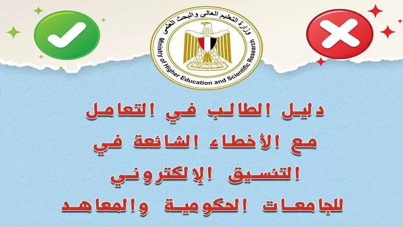 كيفية تجنب أخطاء التنسيق الإلكتروني؟.. دليل وزارة التعليم العالي يوضح