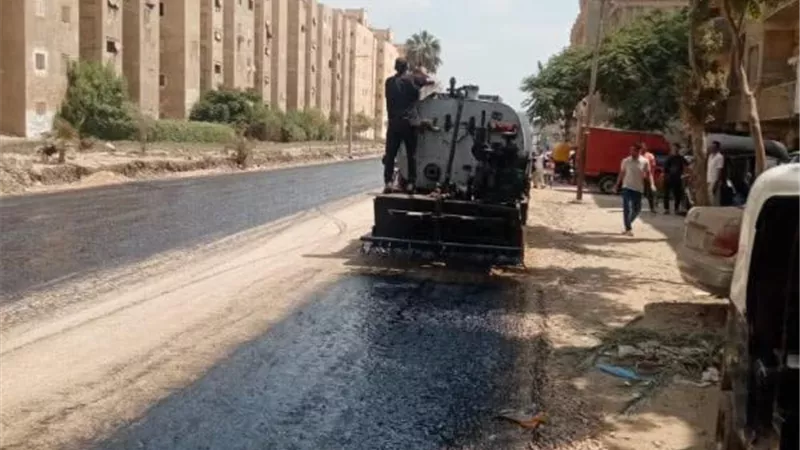 استجابة لـ نيوز رووم.. رصف طريق طنطا – شوني بعد معاناة 15 عامًا