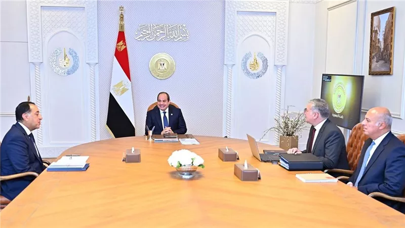 الرئيس السيسي يجتمع مع مجلس الوزراء ووزير البترول والثروة المعدنية