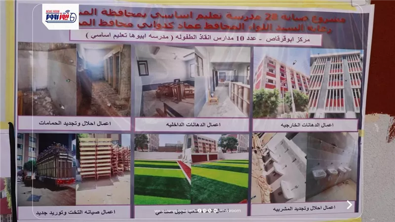 90 مليون جنيه.. الانتهاء من رفع كفاءة مدرسة الشهيد رجب بالمنيا 