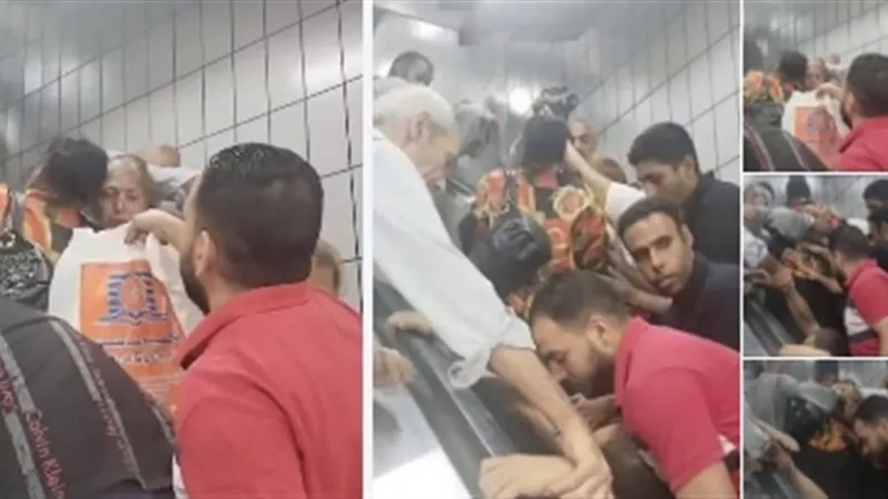 مترو الأنفاق: حادث سقوط على السلم الكهربائي بمحطة مسرة دون وقوع إصابات