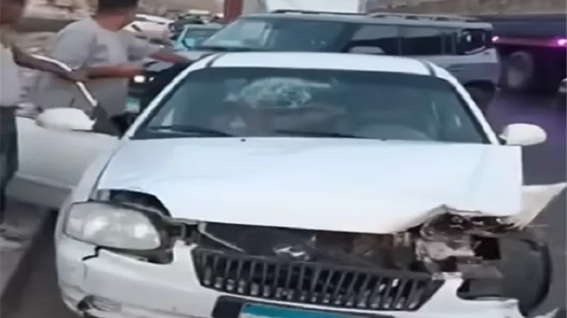 حادث تصادم مروع على أوتوستراد مايو بين الجبلين.. إصابة 3 أشخاص