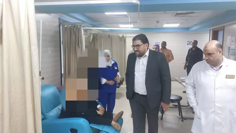جولة ميدانية لمتابعة تطوير قسم التردد في مستشفى المجمع الطبي بالغربية