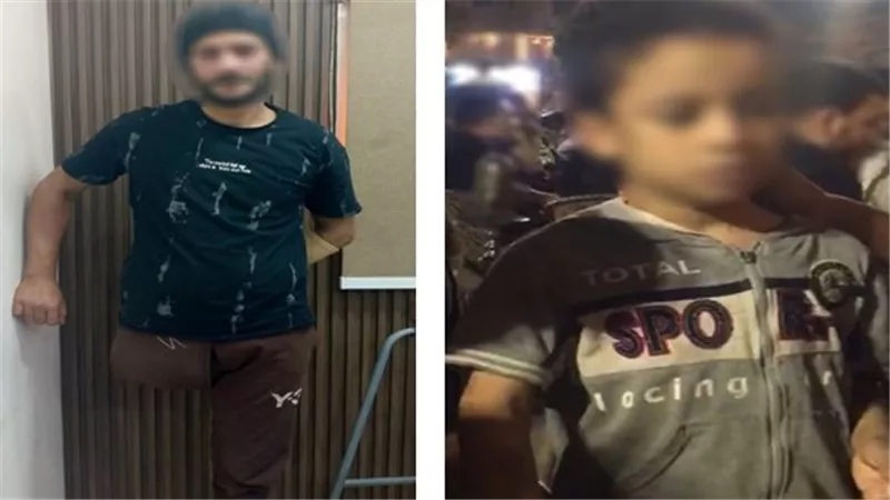 ضبط والد يعذب طفله ويجبره على العمل كبائع متجول بالقليوبية