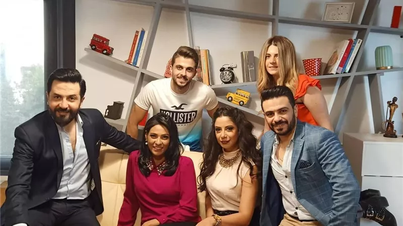 ياسمين رحمي تروج لأحدث أعمالها الدرامية مسلسل كواليس 