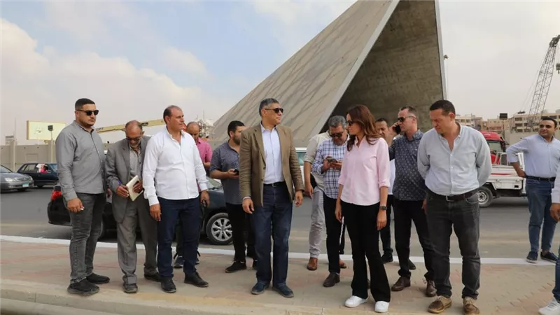 محافظ الجيزة يتفقد تطوير محيط المتحف الكبير.. نسب الإنجاز تتجاوز 95%