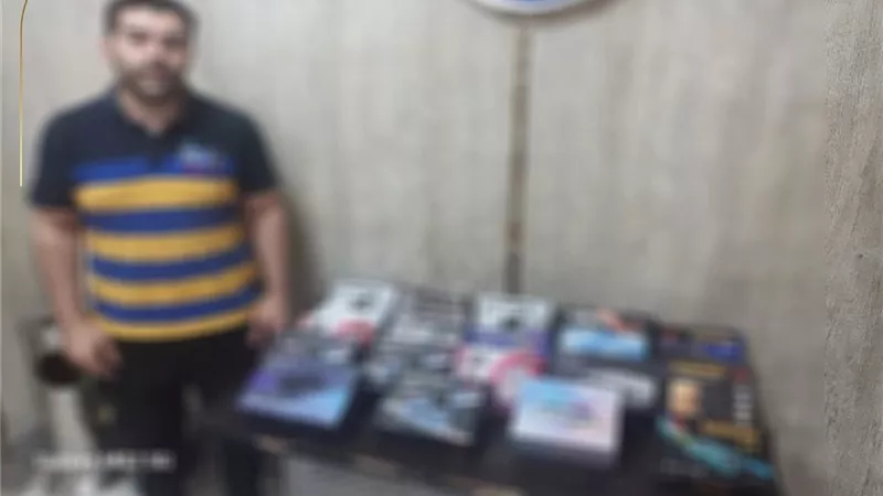 ضبط صاحب محل لترويجه ريسيفرات فك القنوات المشفرة بالطالبية 