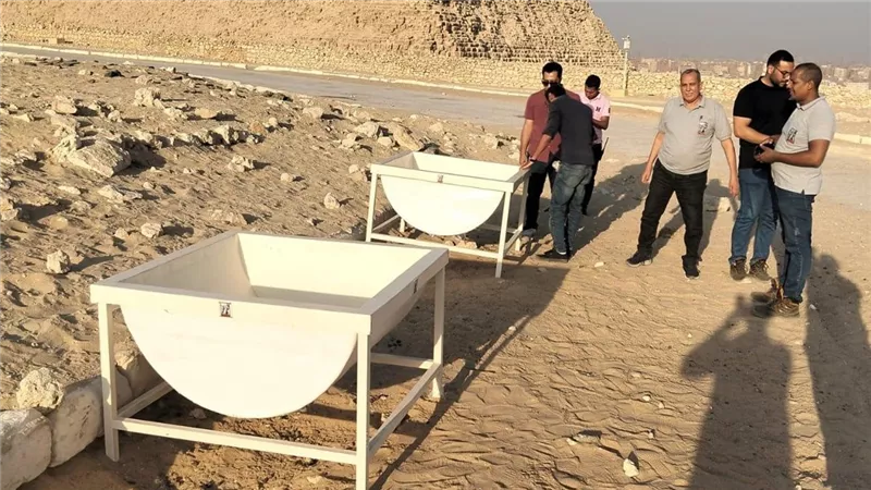 تزويد منطقة الأهرامات بـ