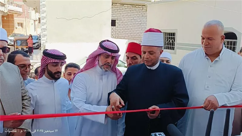 وكيل أوقاف الشرقية يفتتح مسجد نور الإسلام بقرية سعود 