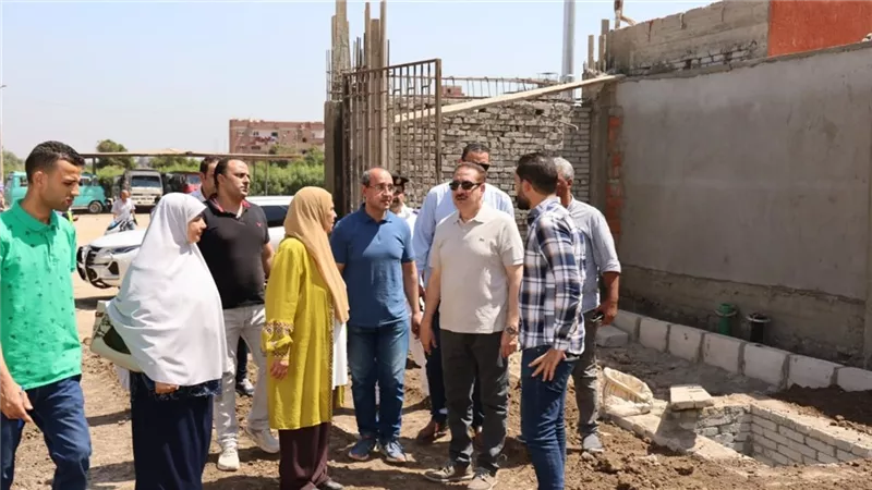  محافظ المنوفية يتفقد أعمال إنشاء المدارس الجديدة بشبين الكوم