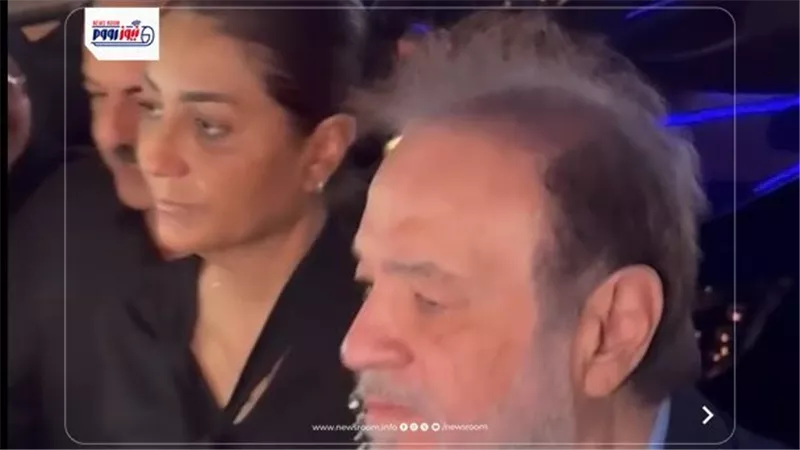 بعد الحكم.. أول ظهور لـ «وفاء عامر» في عزاء الراحل عمرو ستين