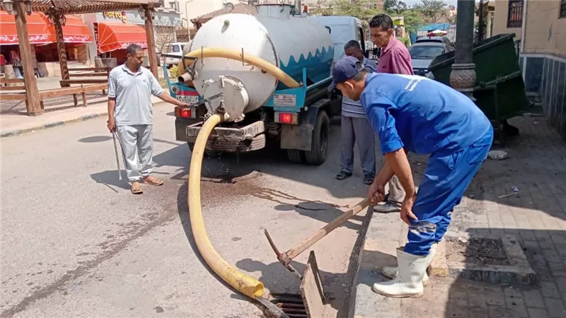 مياه المنوفية: تنفيذ خطة تطهير شبكات الصرف الصحى بكافة مناطق المحافظة