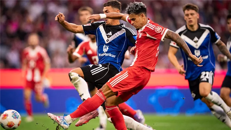 في ليلة كين ودياز.. بايرن ميونخ يمطر شباك هامبورج 5-0 بالبوندسليجا