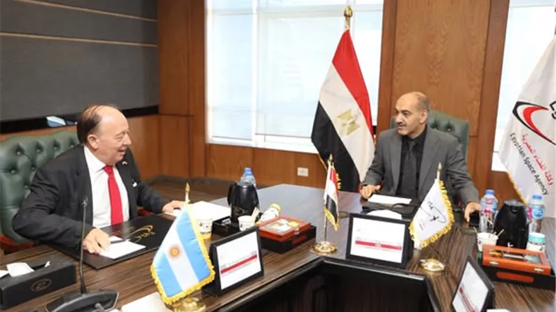 وكالة الفضاء المصرية تستقبل السفير الأرجنتيني لبحث سبل التعاون الفضائي