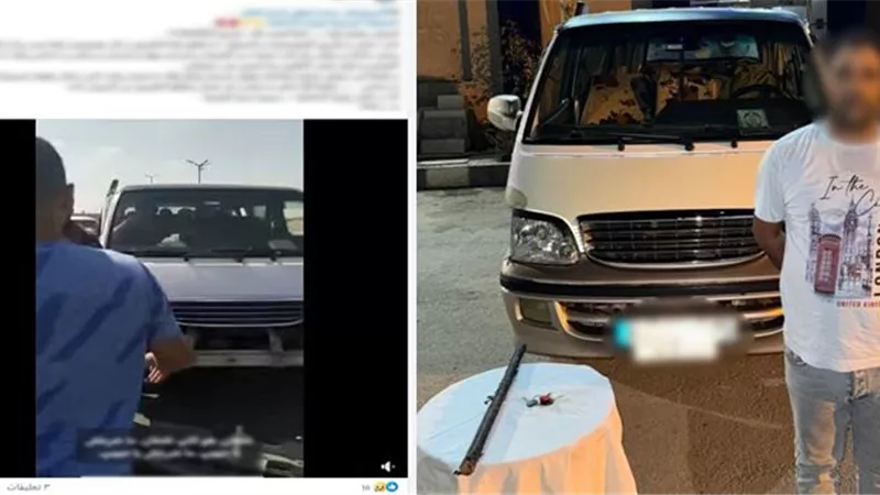 بلطجة على الأسفلت.. سائق ميكروباص يعتدي على شابين بعصا بالمعصرة