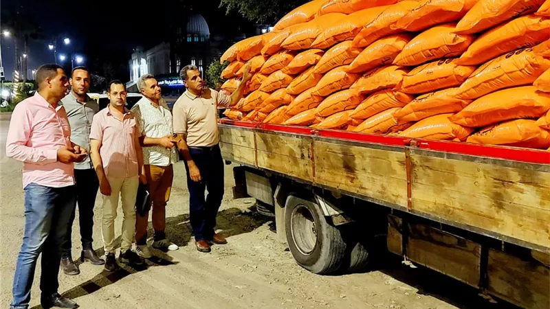 ضبط 520 شيكارة أسمدة زراعية مدعمة خلال حملات تموينية بالبحيرة