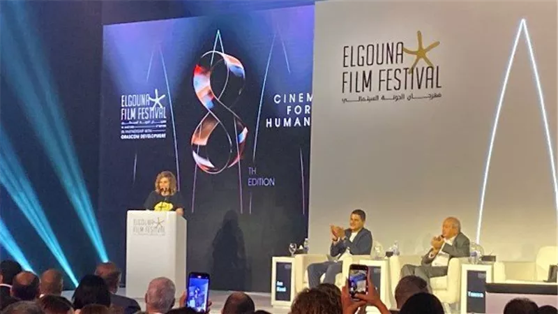 يسرا: بعتبر نفسي من عيلة ساويرس وفخورة بمهرجان الجونة السينمائي