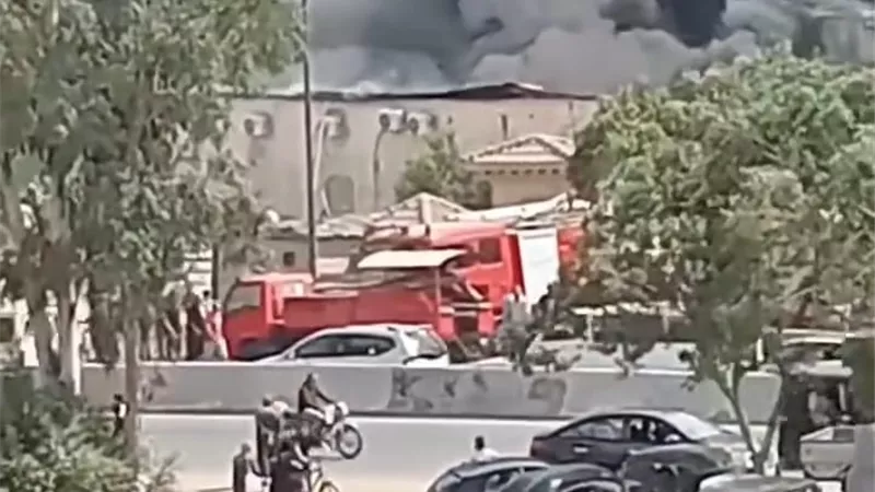 بالأسماء.. إصابة 9 أشخاص بينهم رجال الإطفاء في حريق مصنع فايبر بالغربية