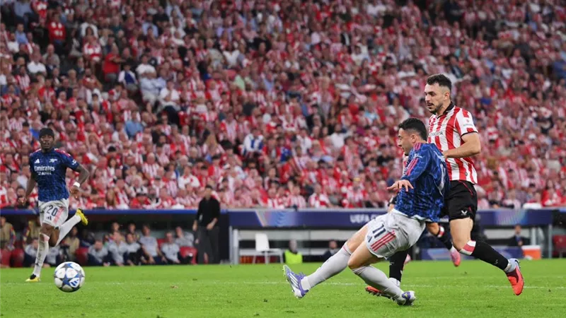 دوري أبطال أوروبا.. مارتينيلي يقود أرسنال للفوز على بيلباو بثنائية