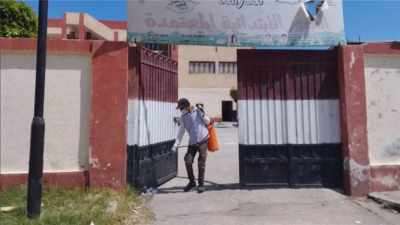 رئيس مدينة بورفؤاد يتابع استعدادات الأجهزة التنفيذية في رفع كفاءة المدارس