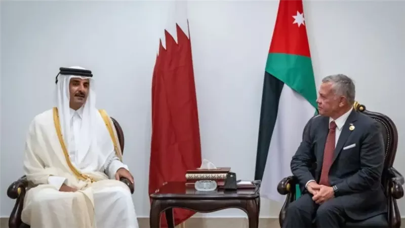 الشيخ تميم بن حمد في زيارة رسمية للأردن لتعزيز العلاقات الثنائية