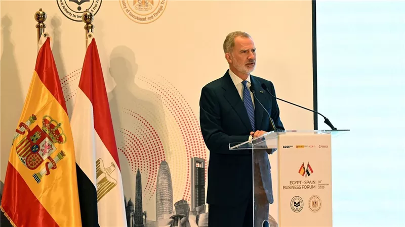 ملك إسبانيا: أكثر من 60 شركة إسبانية مستقرة بمصر وتعزز شراكتنا الاقتصادية