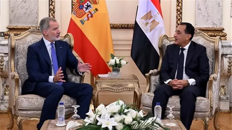 مدبولي لـ ملك اسبانيا: نشيد بموقفكم وموقفنا واضح ونرفض تهجير الشعب الفلسطيني