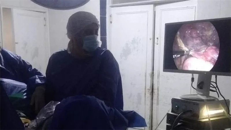 نجاح عمليتي استئصال رحمي كامل بالمنظار الجراحي بمستشفى عزبة البرج المركزي