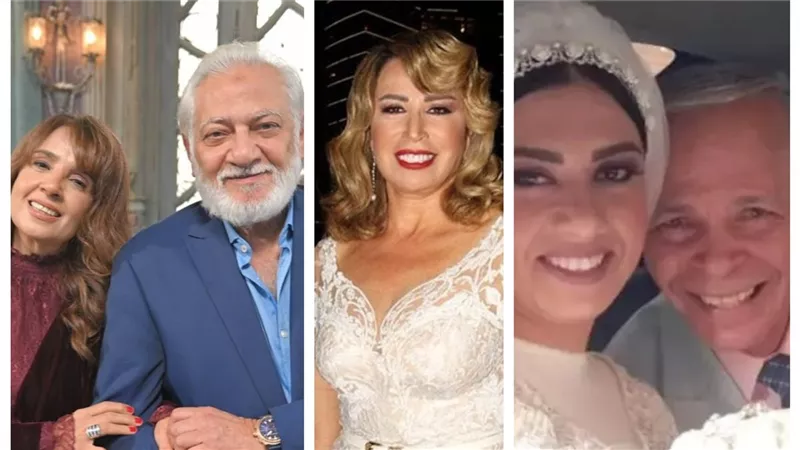 إيناس الدغيدي أكبرهم.. نجوم تزوجوا بعد تخطيهم الـ 60 عامًا 