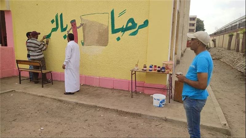استجابة لـ نيوز رووم.. صيانة مدرسة بشتيل الابتدائية قبل بدء الدراسة 
