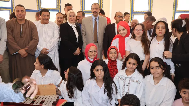 على مساحة 10 آلاف متر.. محافظ سوهاج يفتتح المدرسة المصرية اليابانية بجهينة