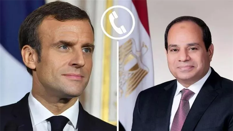 السيسي يناقش مع ماكرون التحضيرات لمؤتمر حل الدولتين كخطوة للاعتراف بفلسطين