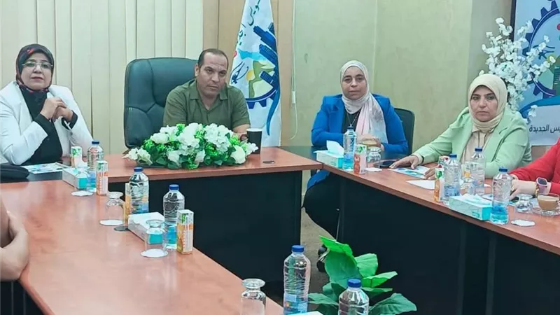 وفد من مديرية العمل يزور جهاز تنمية السويس الجديدة للتعرف على الأنشطة  