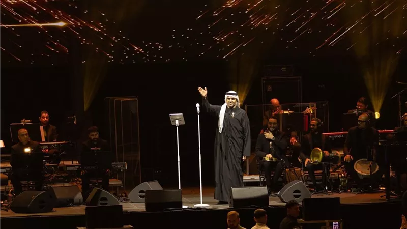 حسين الجسمي من القاهرة: حبيبتي مصر بلد الفن والجمال