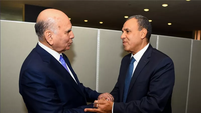 وزيرا خارجية مصر والعراق يؤكدان رفضهما العدوان الإسرائيلي على غزة والضفة